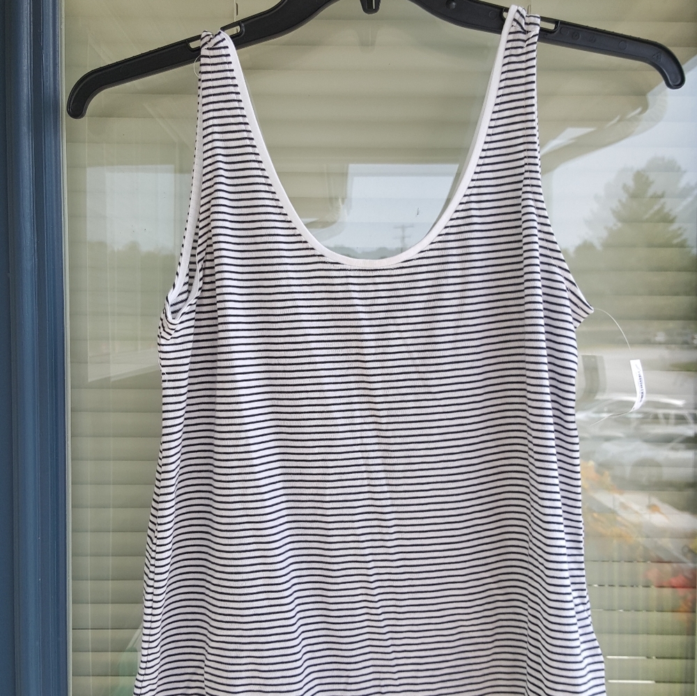 Old Navy Black and White Tank Top